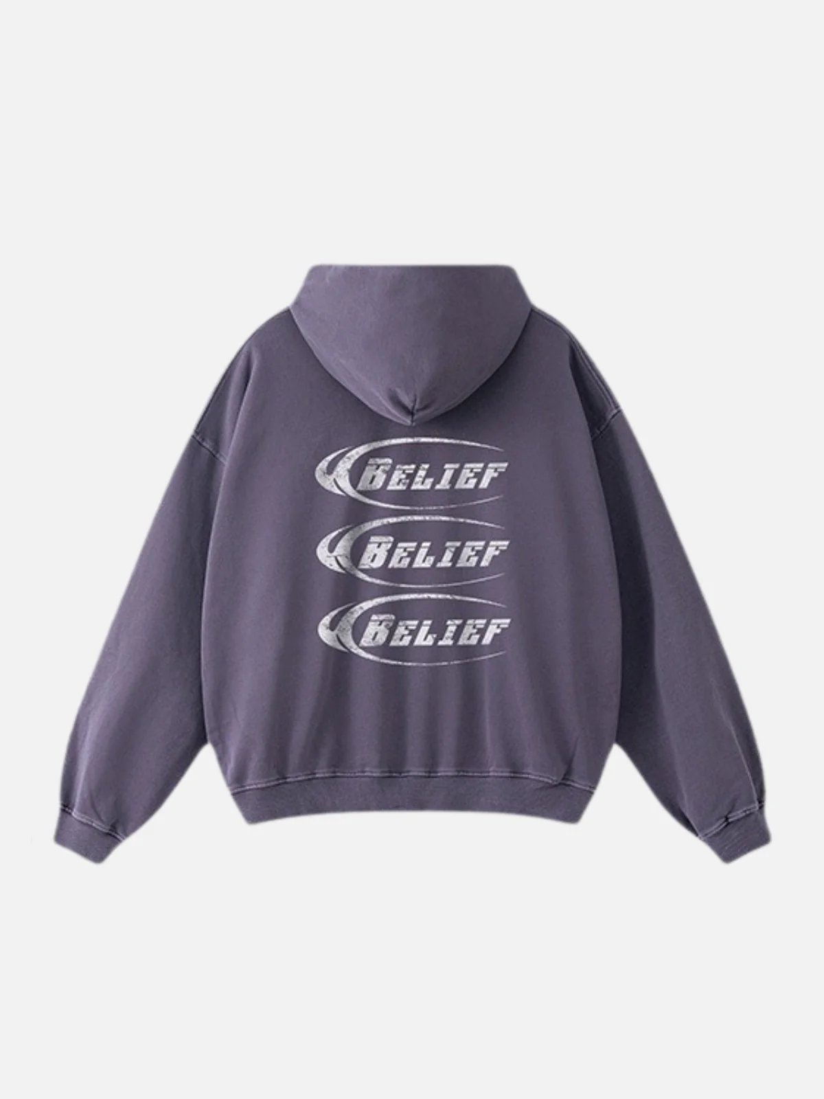 BELIEF - Oversized Graphic Hoodie - Image 3