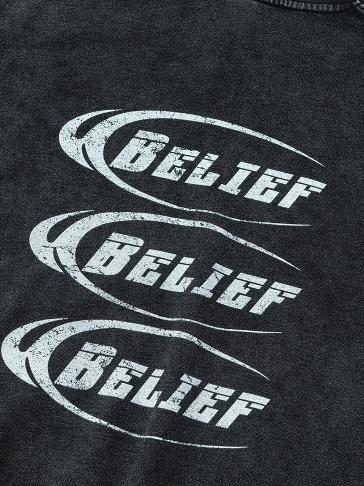BELIEF - Oversized Graphic Hoodie - Image 5