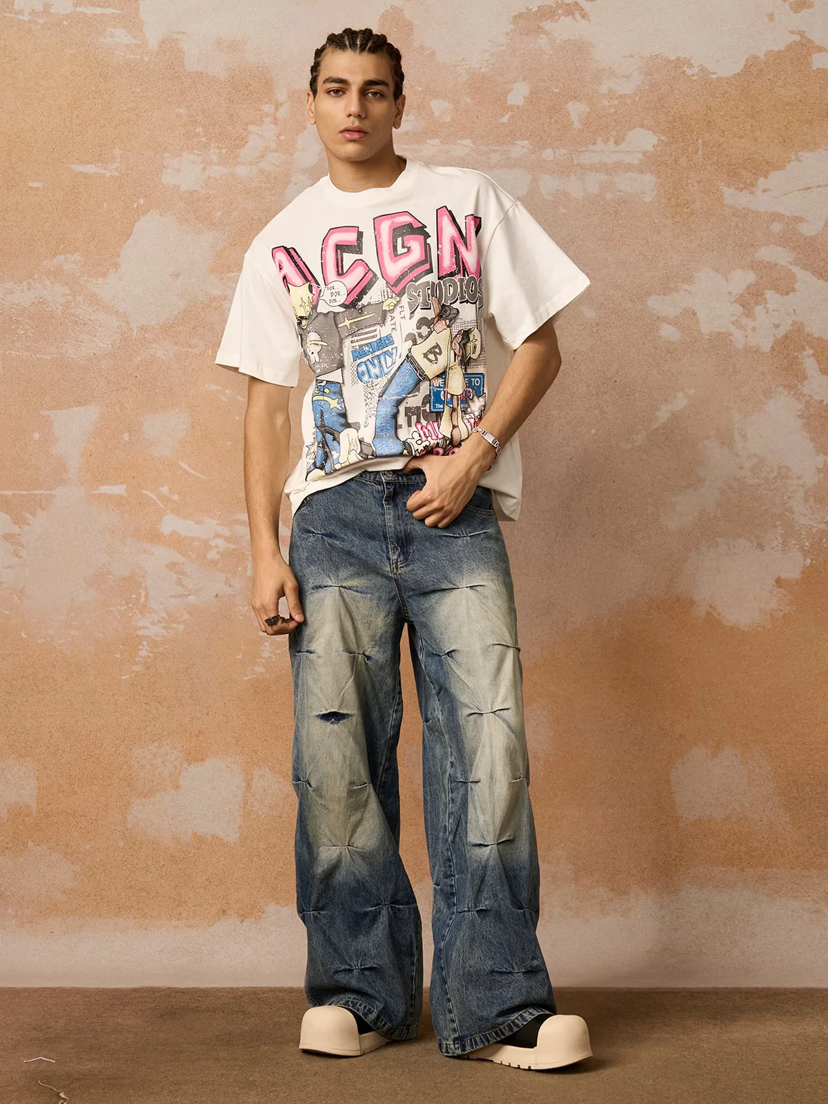 Bold Streetwear Design Graphic T-Shirt - Image 3