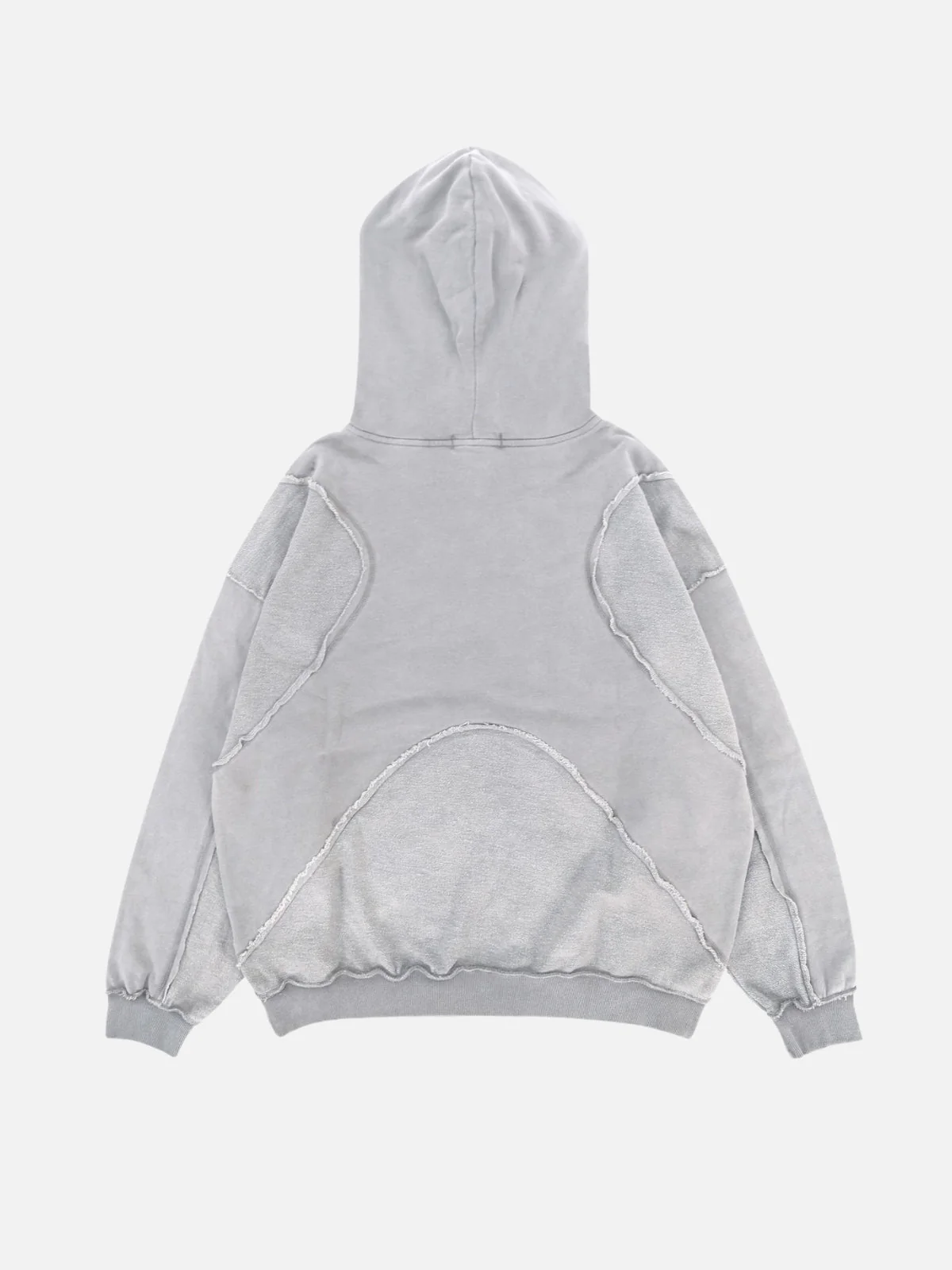 CRUNCHED - Oversized Embroidered Hoodie - Image 3