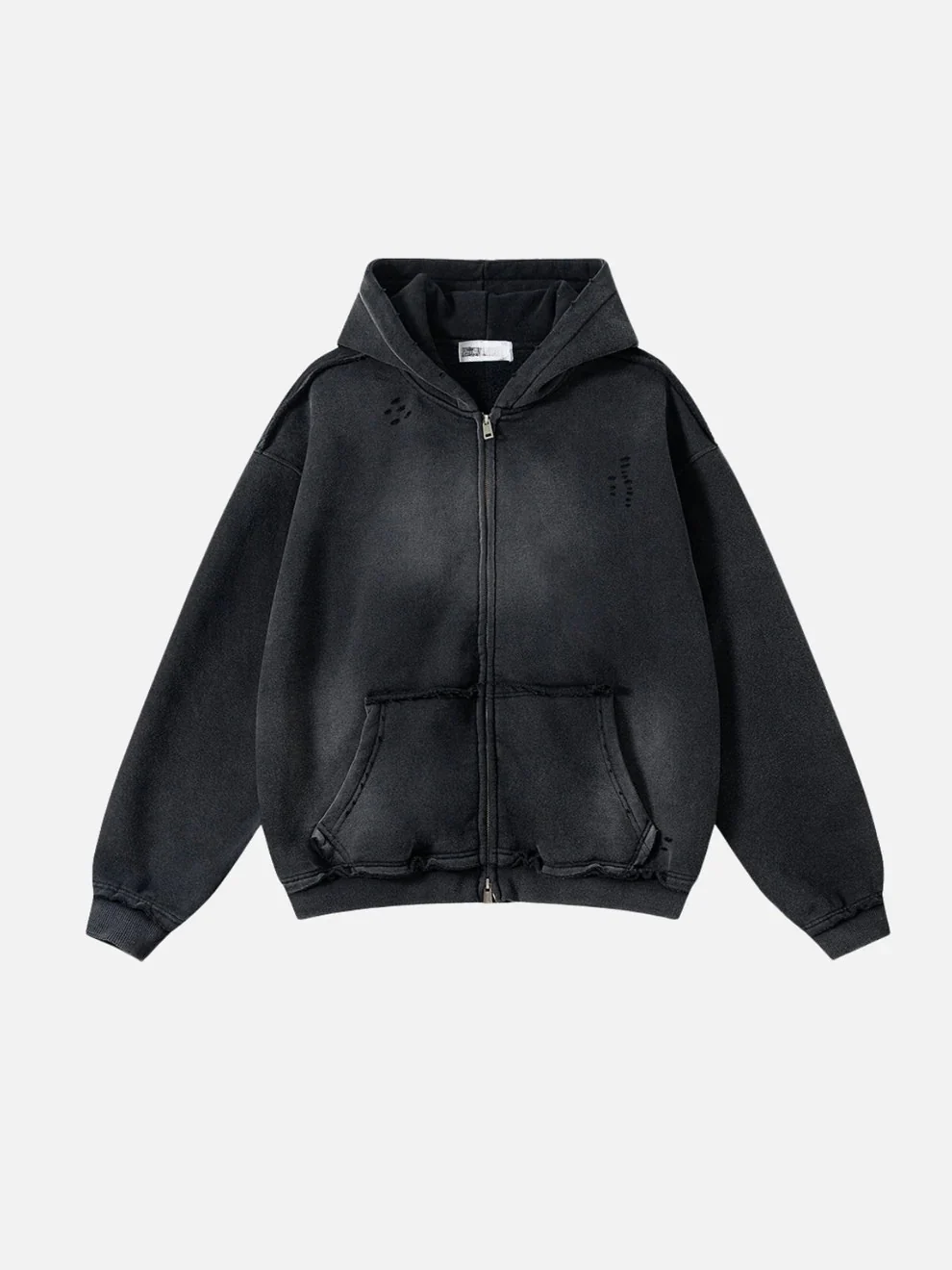 DESTROYLI - Premium Oversized Basic Zip Up Hoodie - Image 3