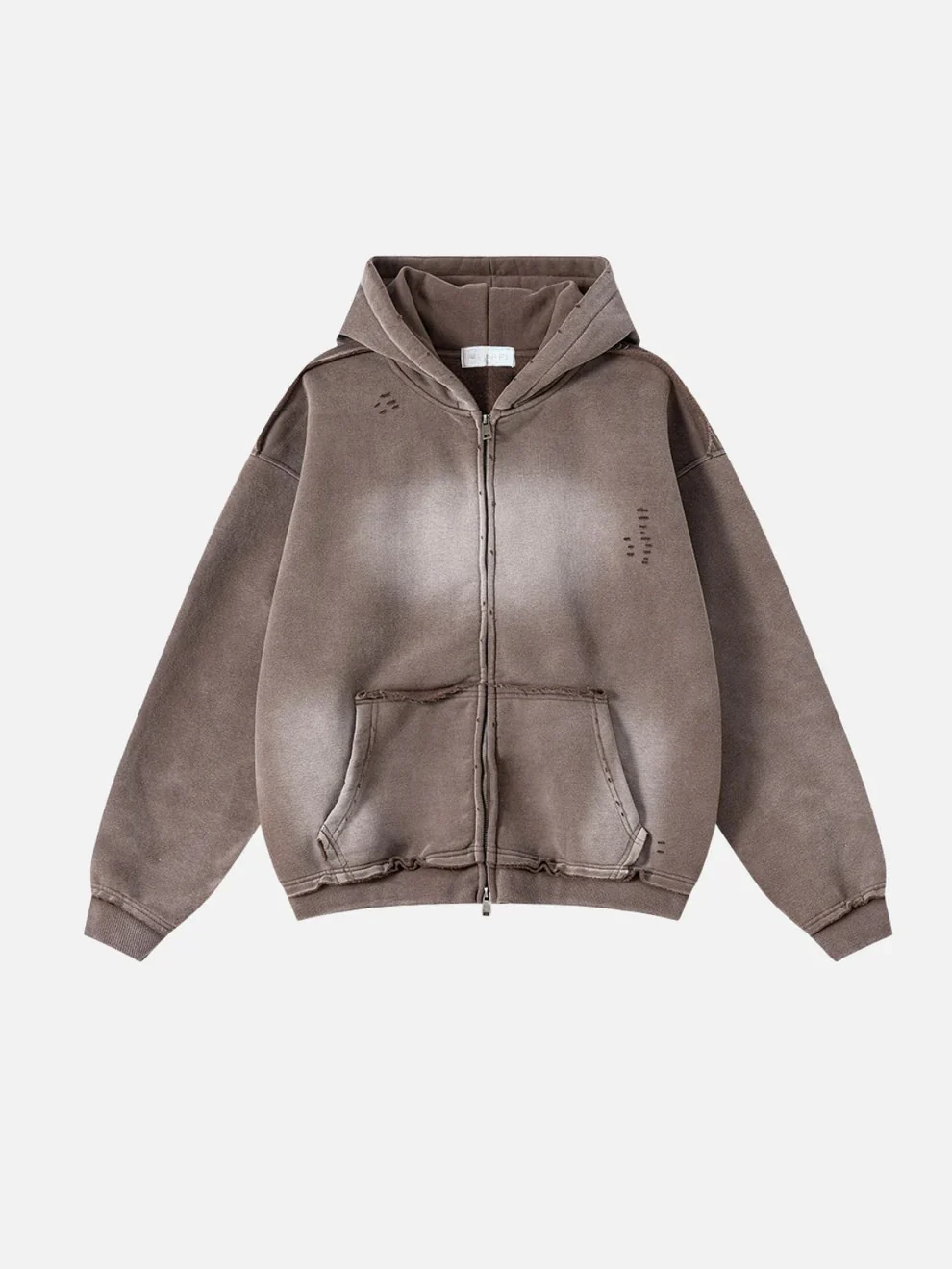 DESTROYLI - Premium Oversized Basic Zip Up Hoodie - Image 4