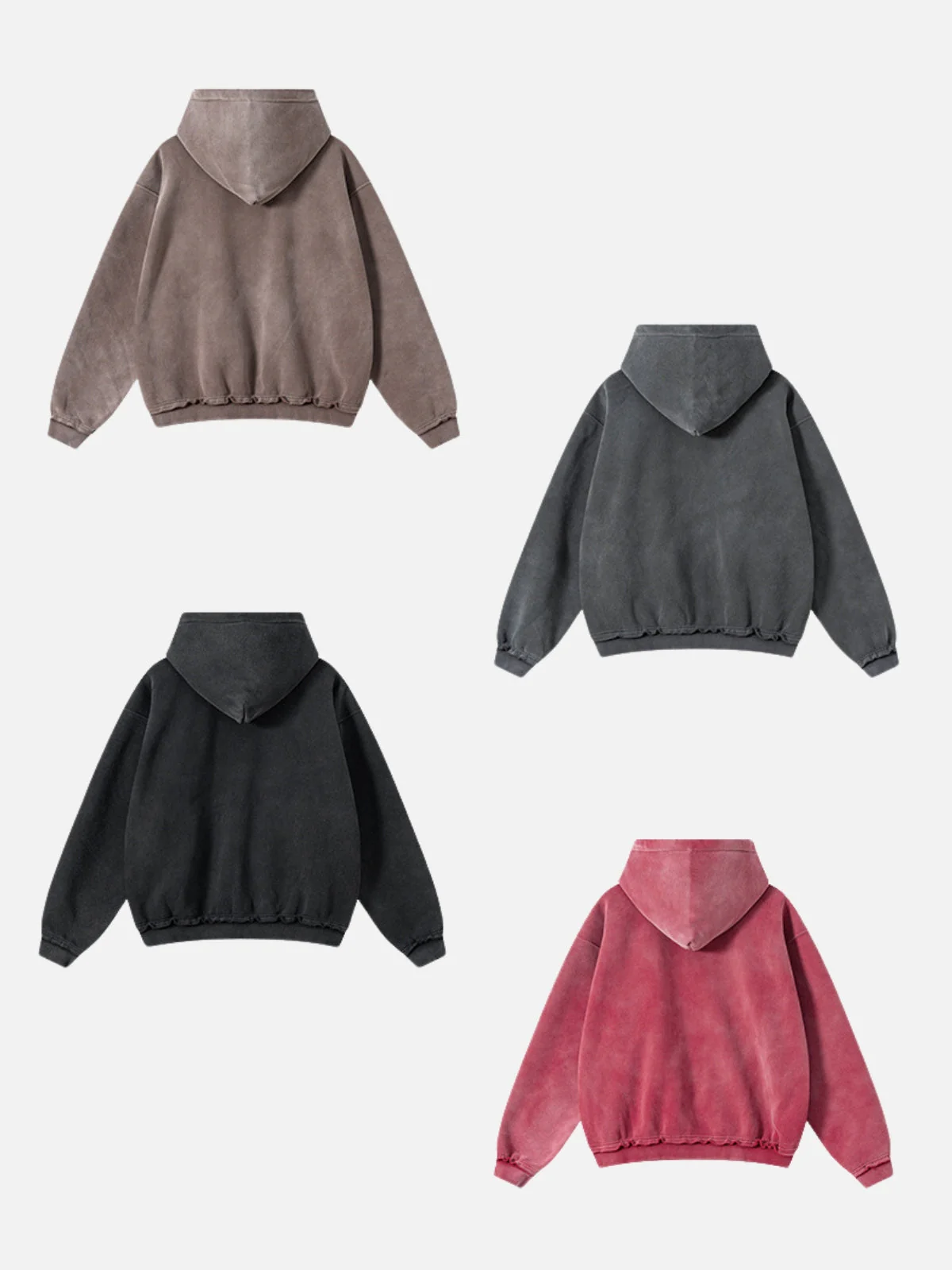 DESTROYLI - Premium Oversized Basic Zip Up Hoodie - Image 5