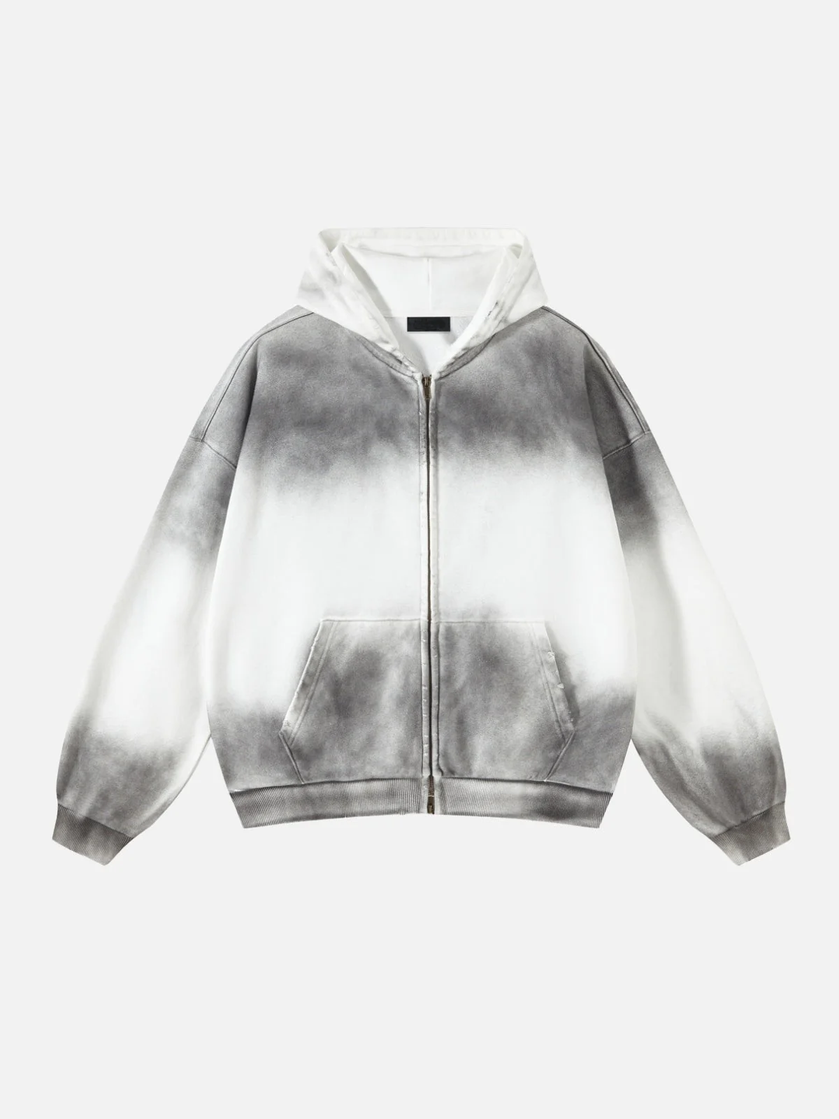 DYED - Cropped Premium Zip Up Hoodie - Image 2