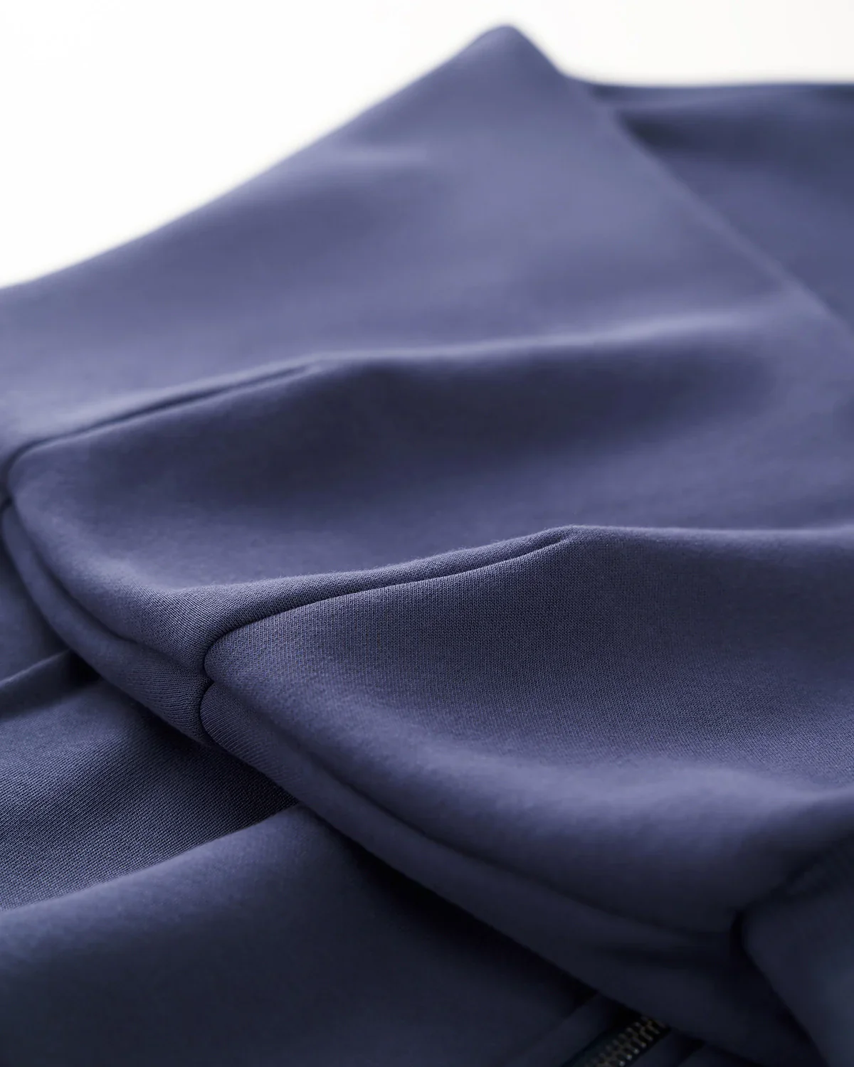 High Collar Fleece Double Zip-Up Hoodies - Image 15