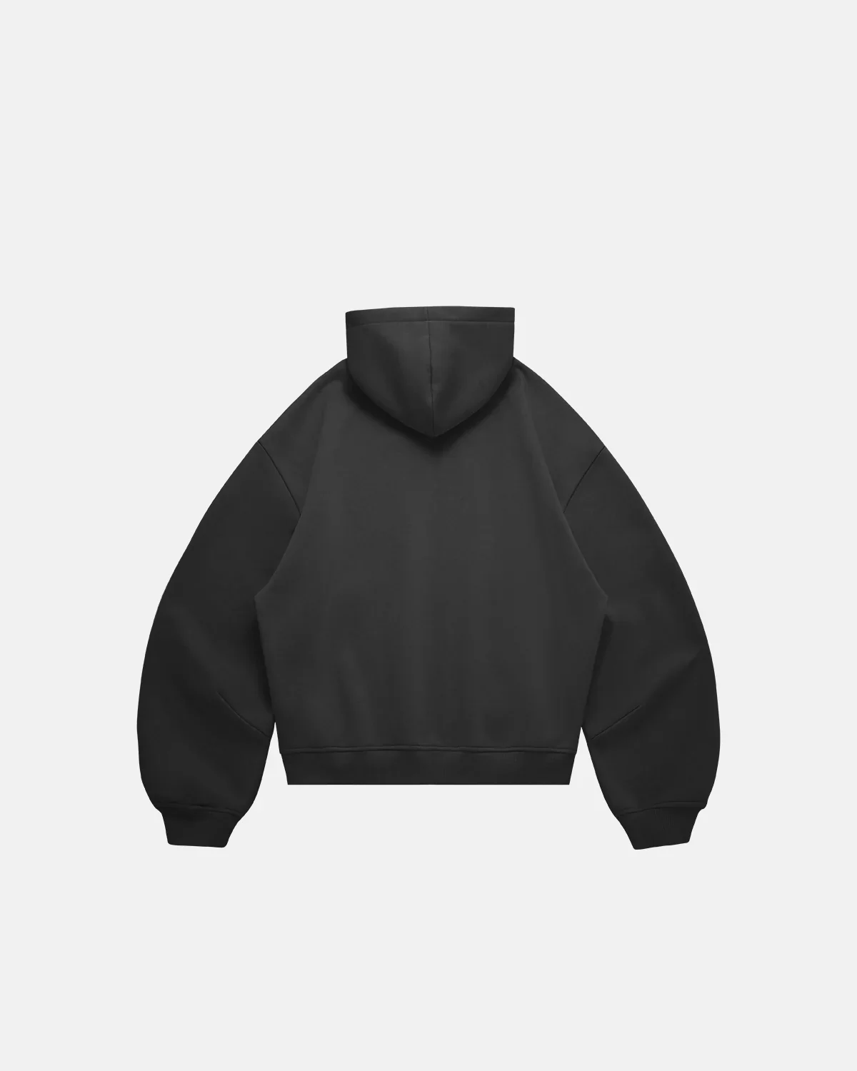 High Collar Fleece Double Zip-Up Hoodies - Image 5