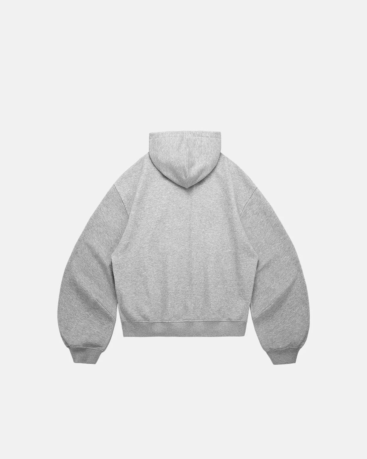 High Collar Fleece Double Zip-Up Hoodies - Image 6