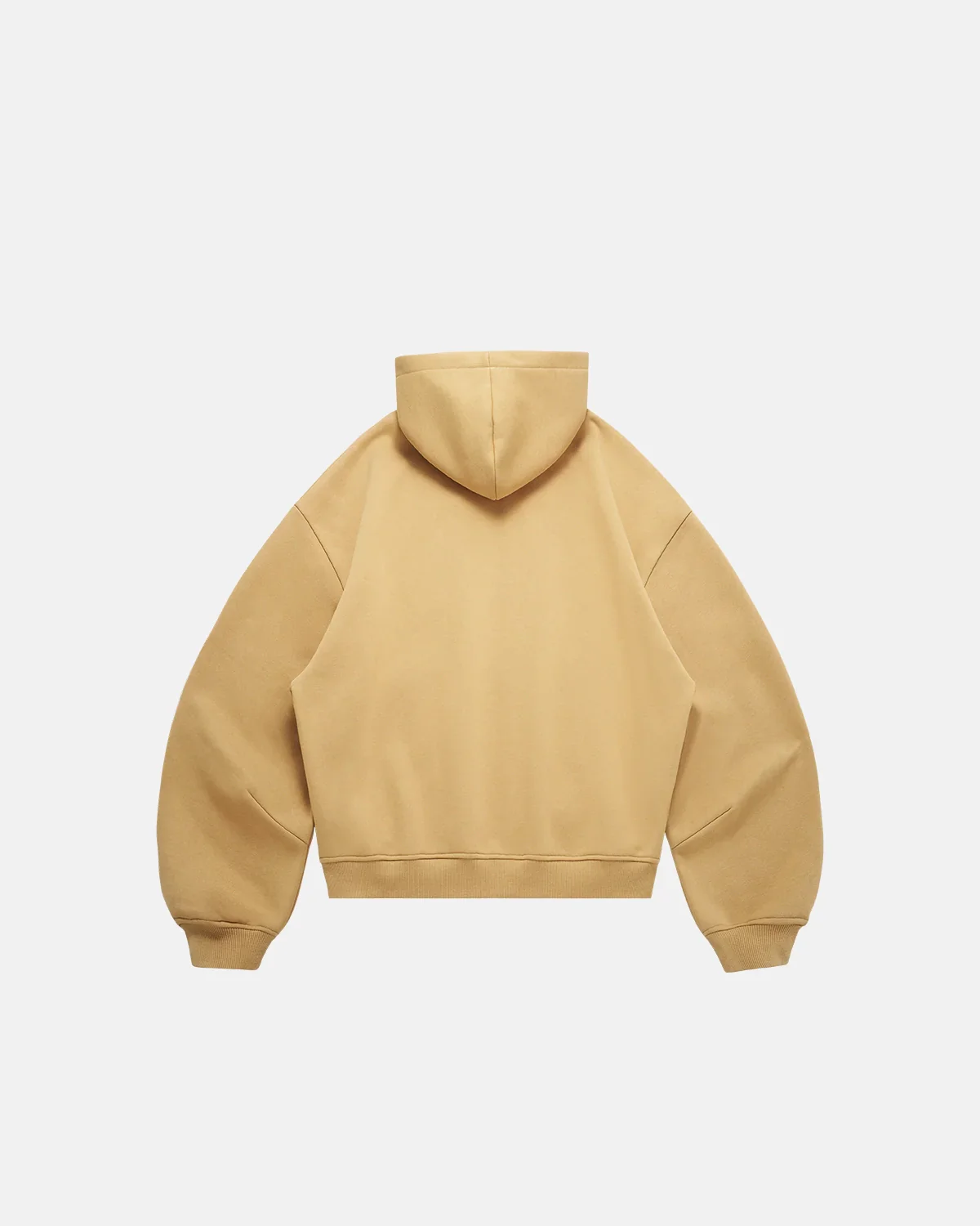 High Collar Fleece Double Zip-Up Hoodies - Image 9