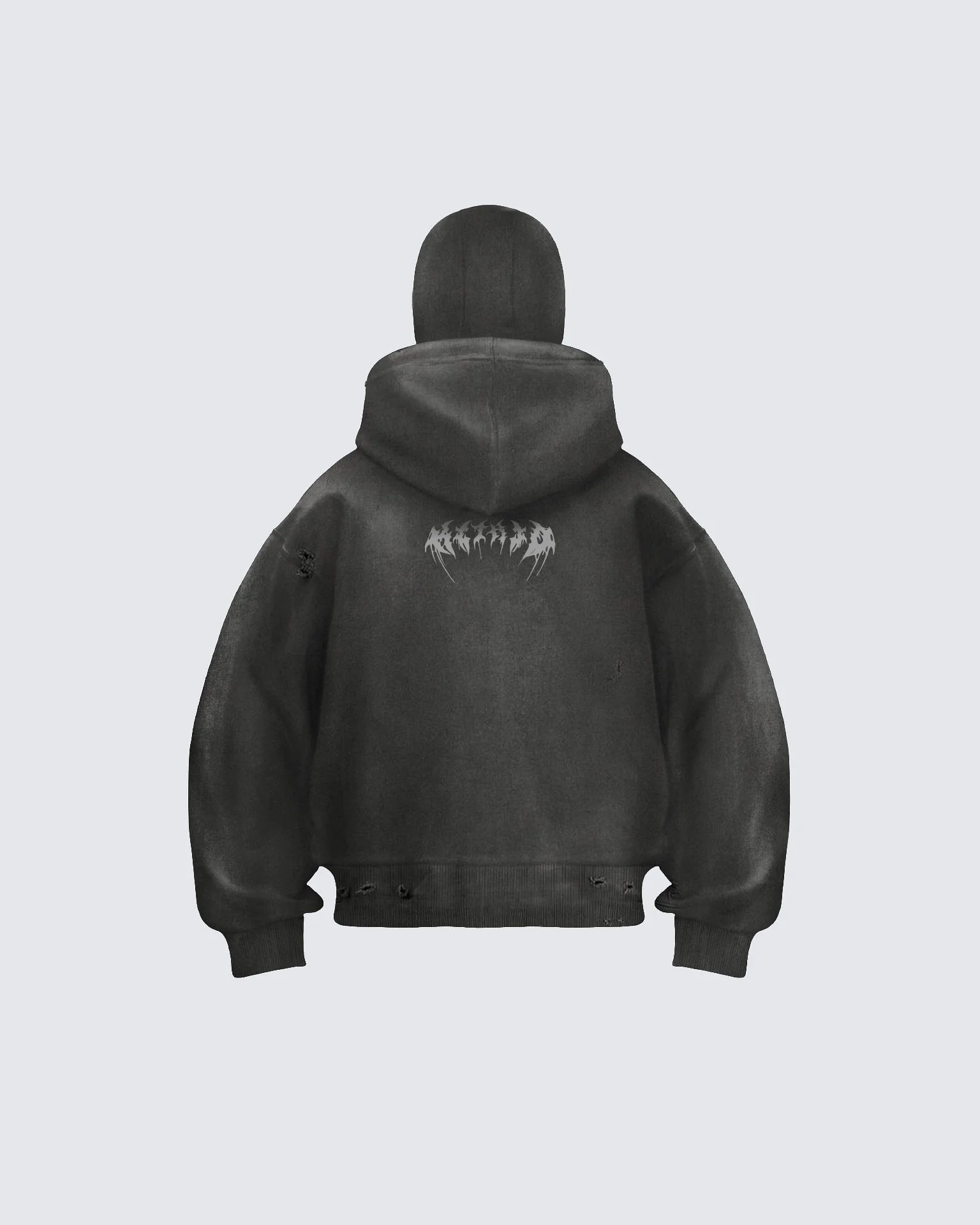 KIIKIO Stonewashed Balaclava Integrated Hoodie - Image 9