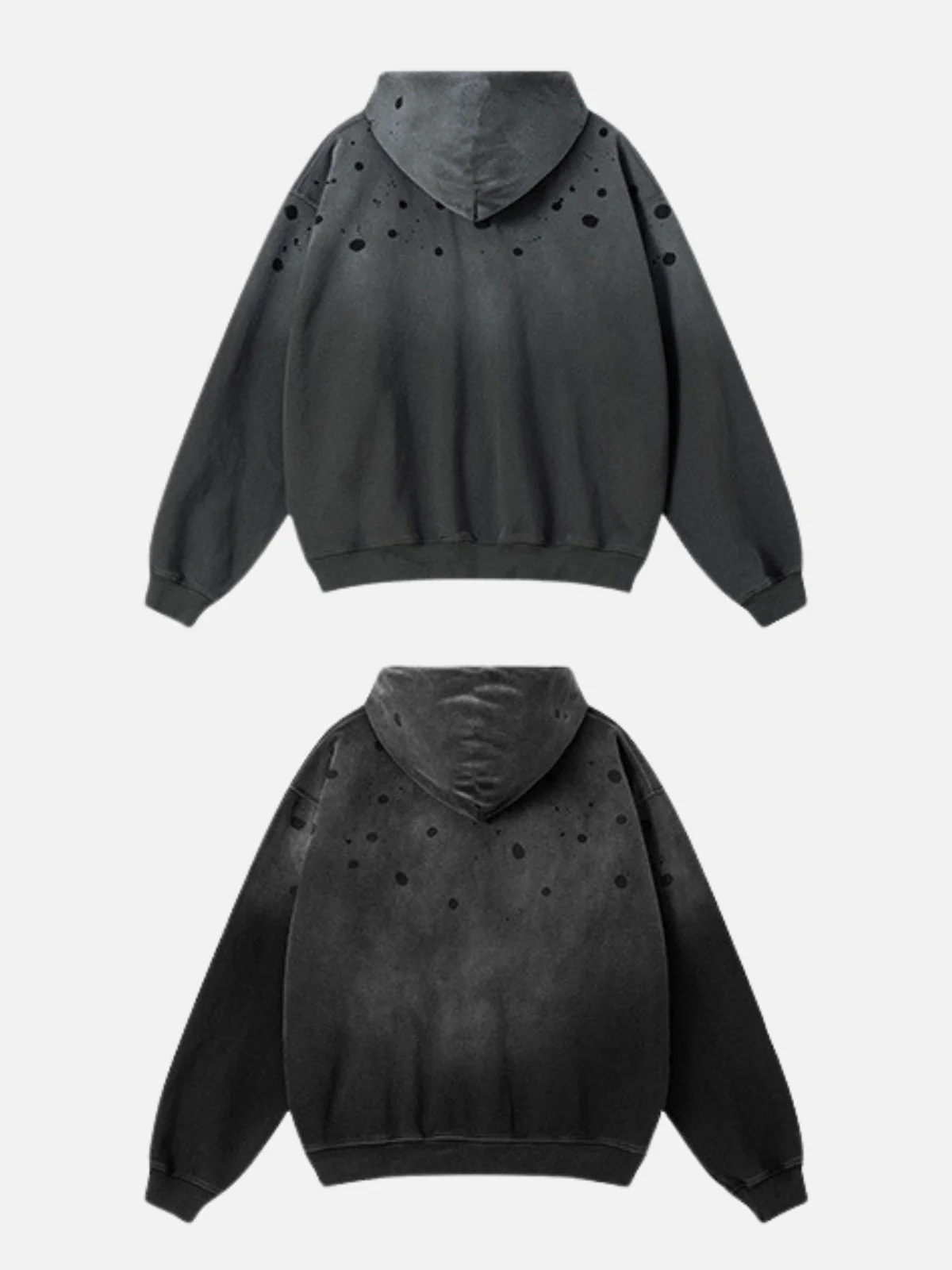 KINGRESS - Oversized Print Zip Up Hoodie - Image 3