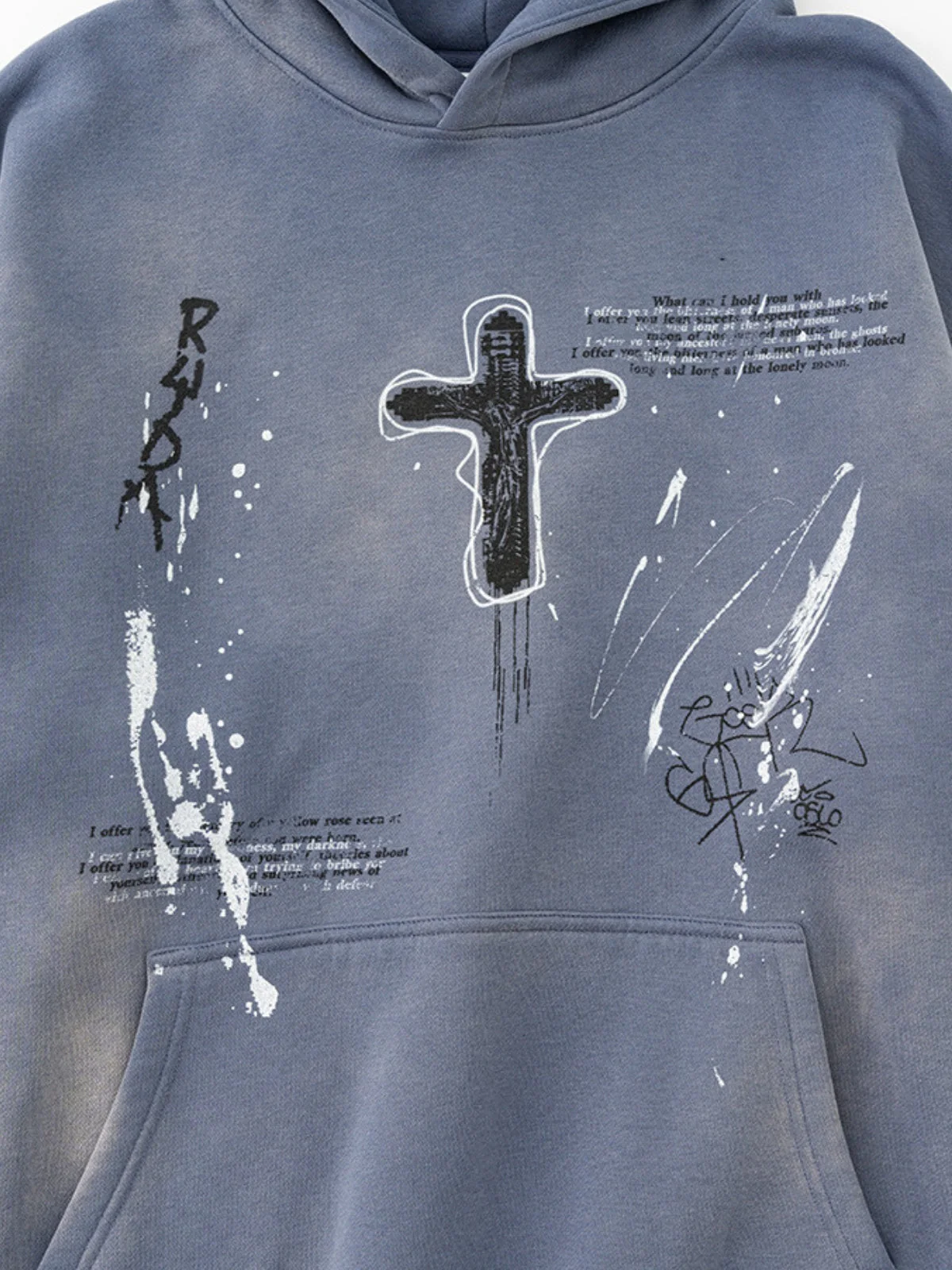 KRISS CROSS - Oversized Print Hoodie - Image 5