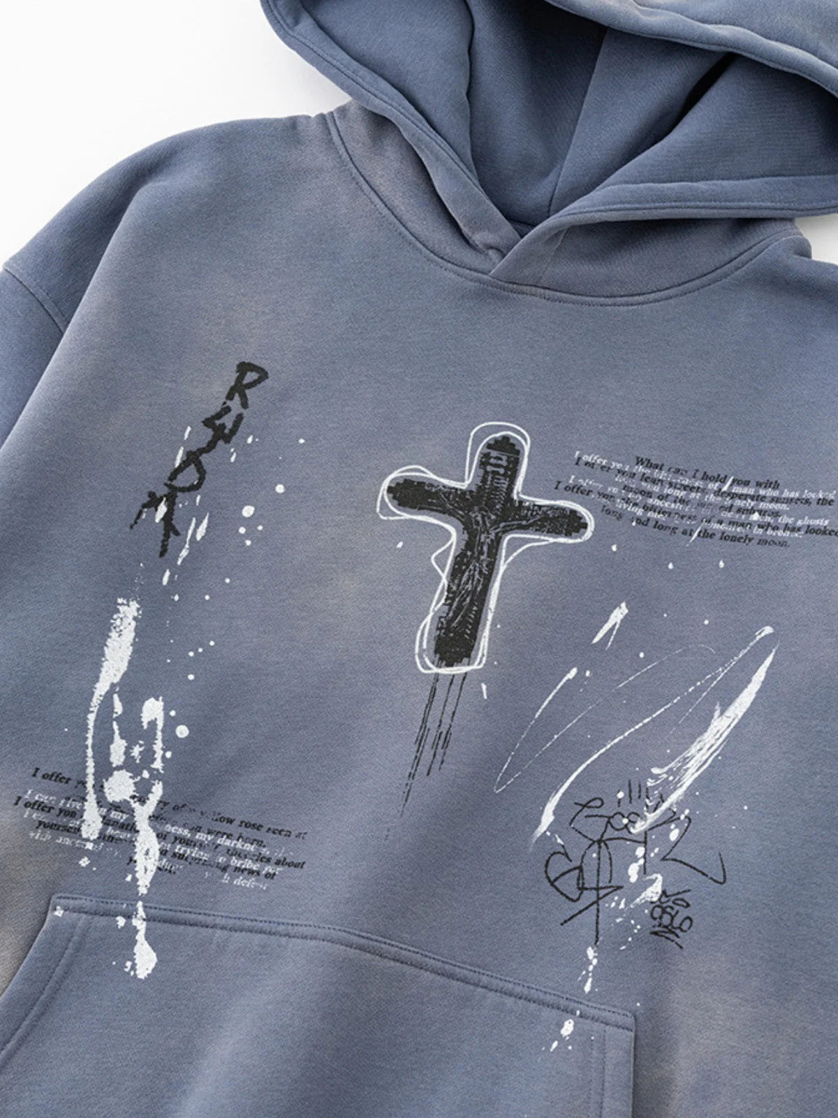 KRISS CROSS - Oversized Print Hoodie - Image 6