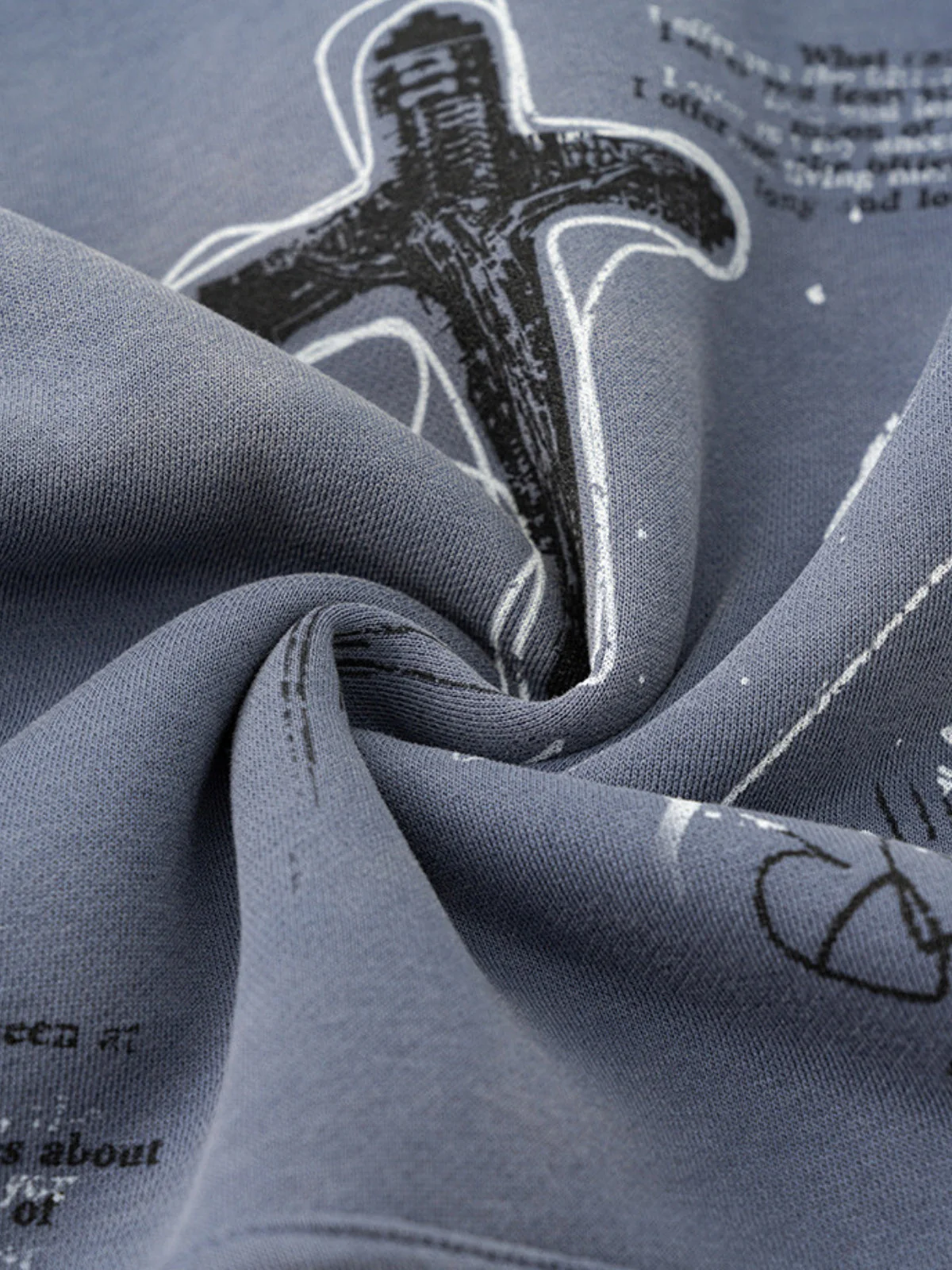 KRISS CROSS - Oversized Print Hoodie - Image 9