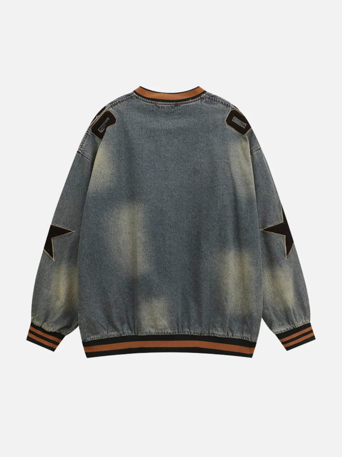MAFFAERROR - Oversized Embroidered Crewneck Jersey - Image 2
