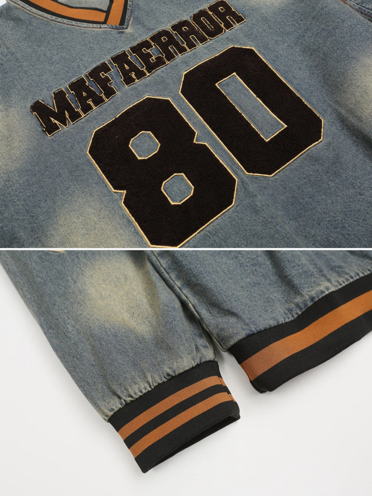MAFFAERROR - Oversized Embroidered Crewneck Jersey - Image 3