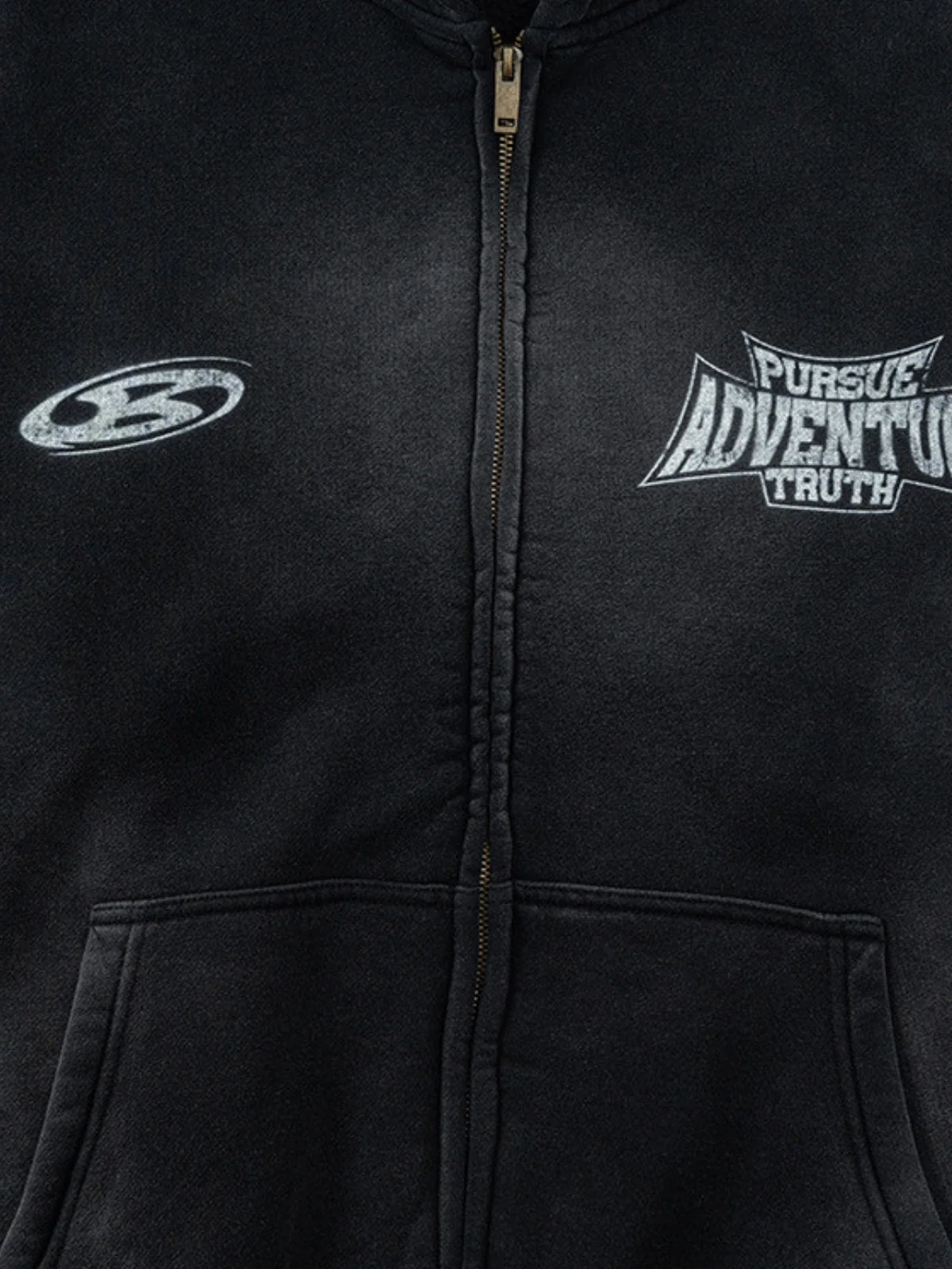 LUNARA® - Oversized Print Zip Up Hoodie UNISEX - Image 7