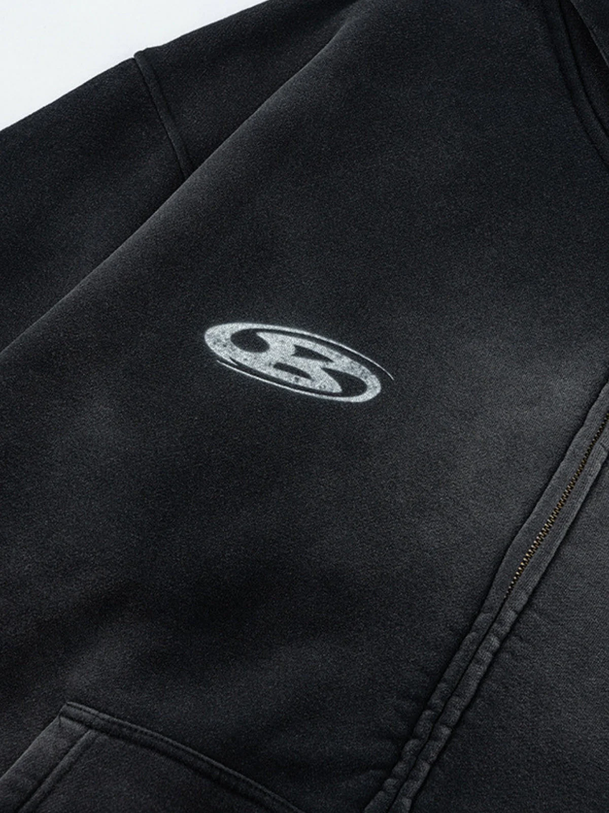 LUNARA® - Oversized Print Zip Up Hoodie UNISEX - Image 8