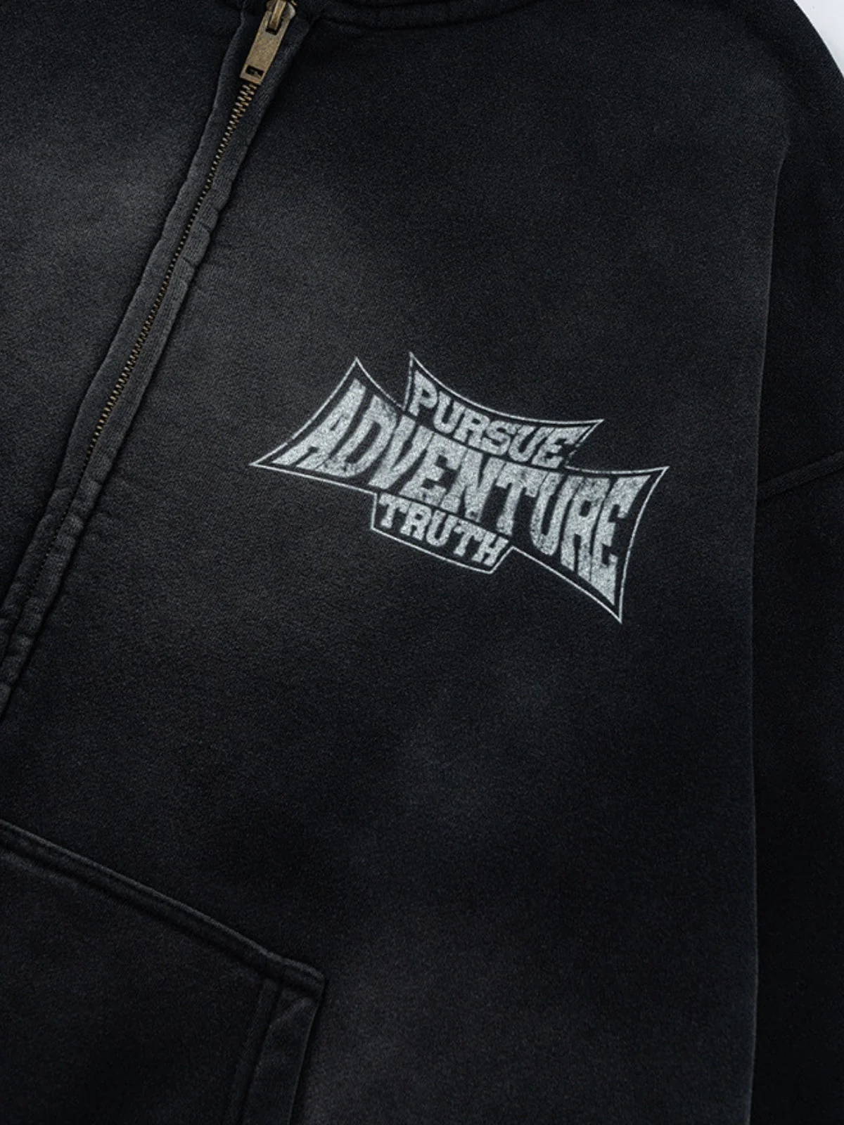 LUNARA® - Oversized Print Zip Up Hoodie UNISEX - Image 9