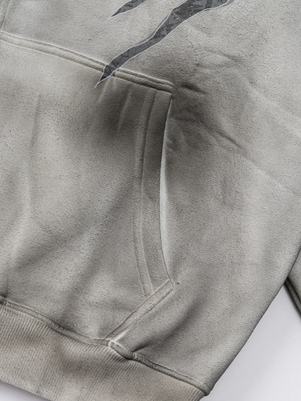 REMINI - Oversized Print Zip Up Hoodie - Image 6
