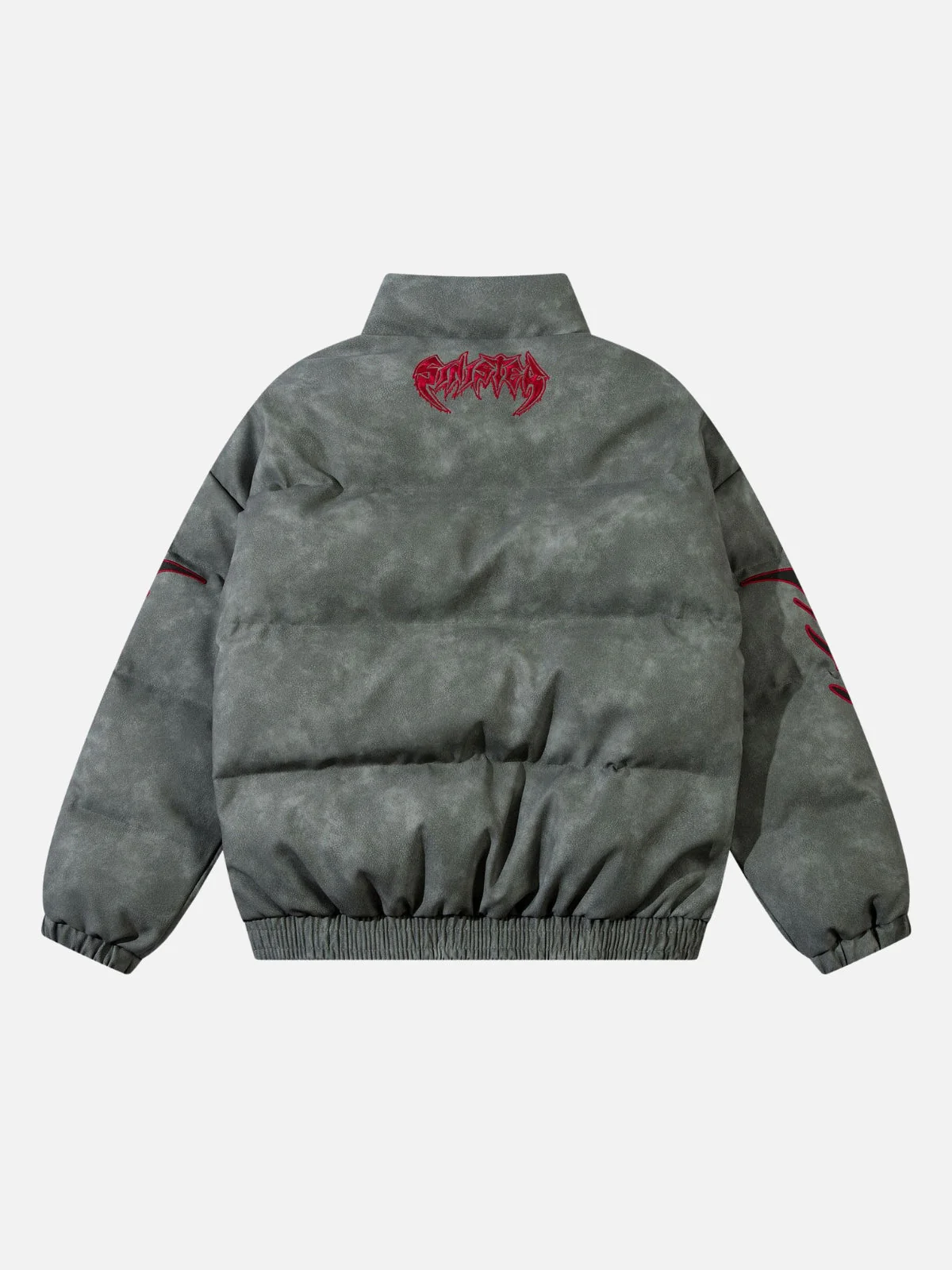 SINISTER - Puffer Embroidered Jacket - Image 3
