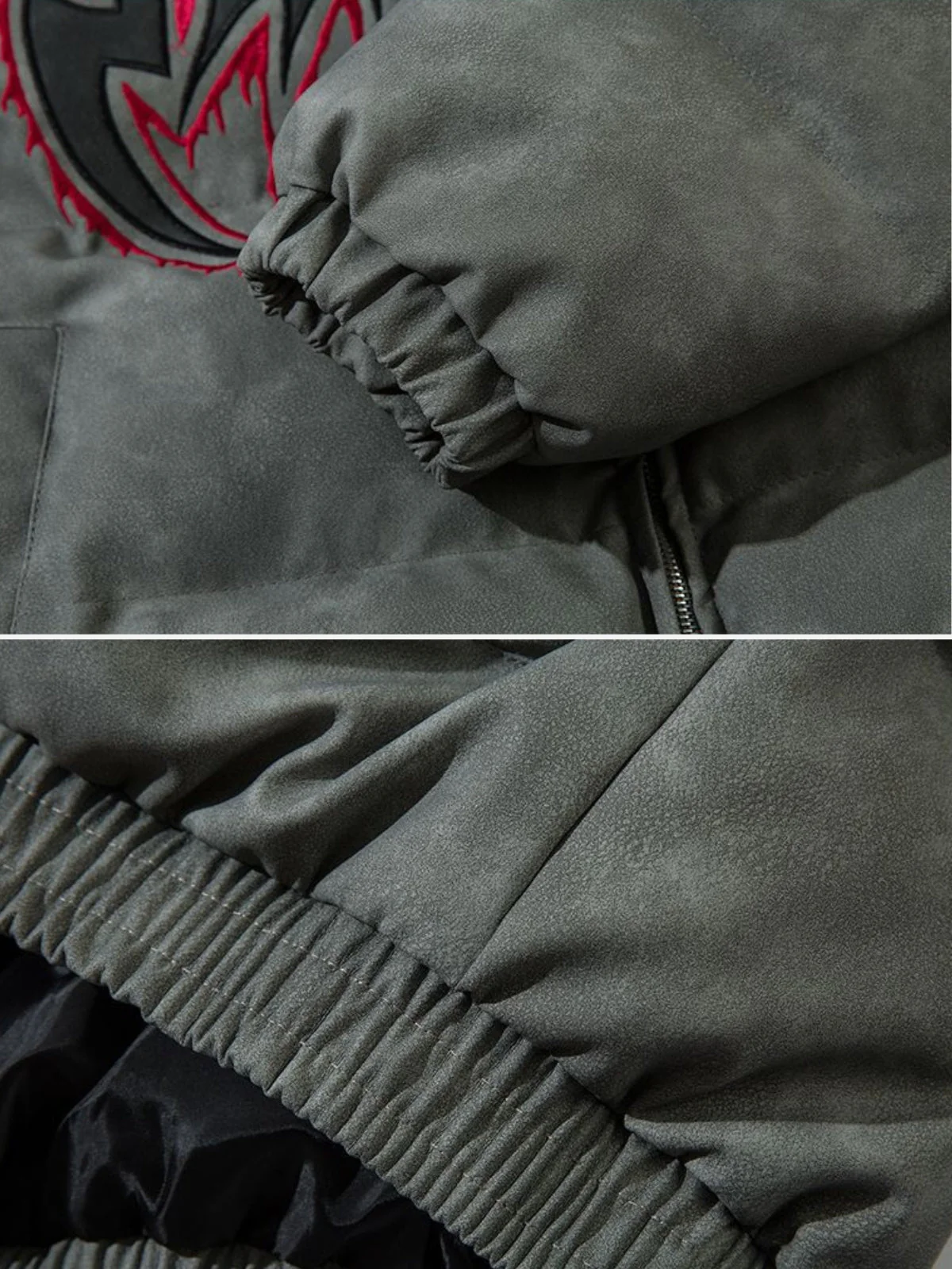 SINISTER - Puffer Embroidered Jacket - Image 7
